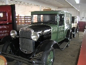 Classic car onboard the Eureka, Hyde Street Pier, San Francisco
