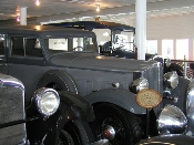Classic car onboard the Eureka, Hyde Street Pier, San Francisco